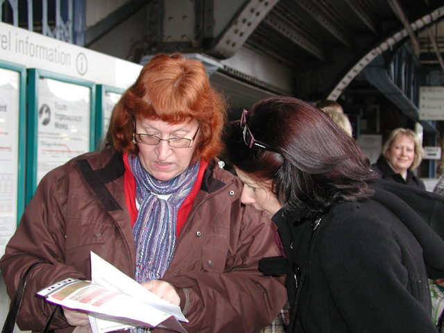 Sandra Arvanitidou with Annette Stafford

