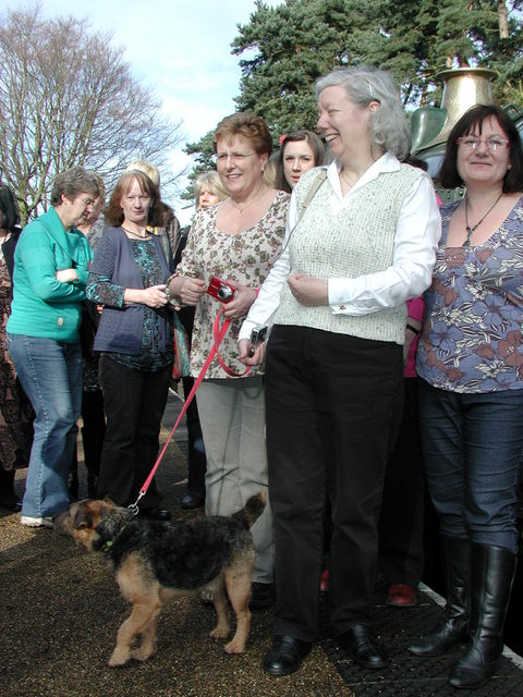 Friends enjoying the lovely sunshine at Holt
