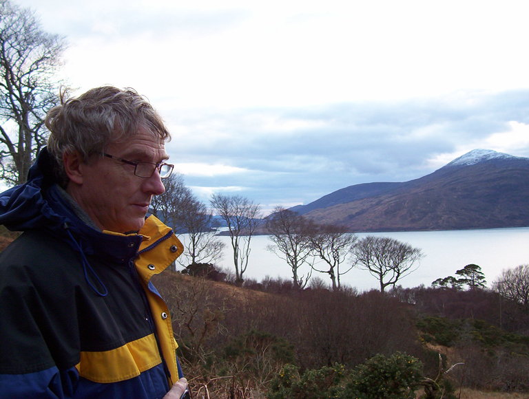 John looking out over Lochalsh
