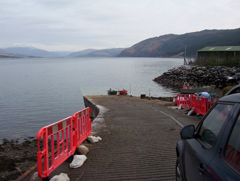 The slipway at Stromeferry 
