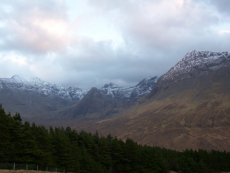 The Cuillin Hills on the Isle of Skye
