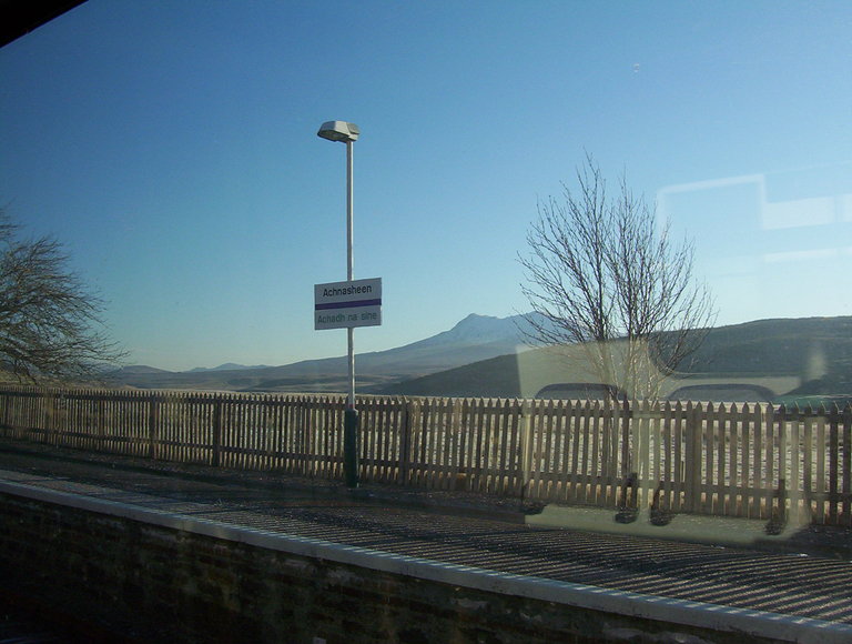 At Achnasheen the train could go no further as the next leg of the journey was by coach so we stayed on the train for the return trip back to the Kyle of Lochalsh
