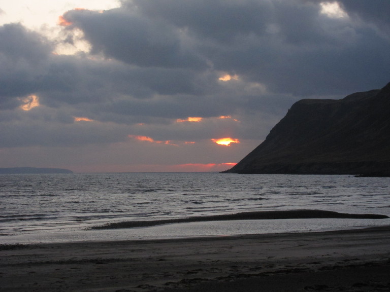 Sunset at Bualintur on the west coast of Skye
